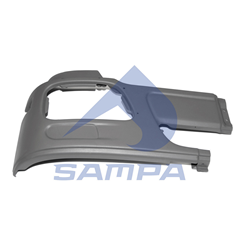 Бампер MB Actros MP2 правый без отверстия ПТФ металл 9438804704/18100320