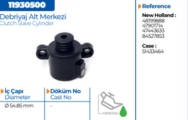 Цилиндр сцепления нижний New Holland 48199888/47901714/47443633/84527853/51433464
