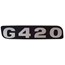 Эмблема надпись "G420" Scania 1788557
