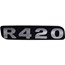Эмблема надпись "R420" Scania 1538804