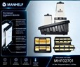 Фильтр воздушный основной Scania 2490805/2829529/2829530 (премиум очистка F9+HV)