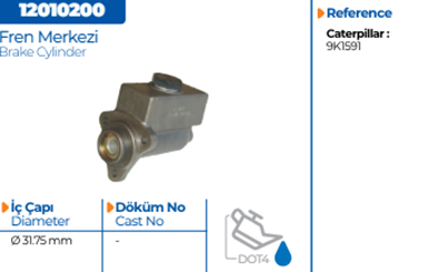 Главный цилиндр сцепления CATERPILLAR  9K1591