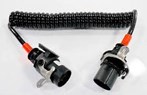 Кабель спиральн ABS/EBS!7/7 полюсовLmax= 4000.пласт,с 2 штекерами24V ISO7638,ISO4091  PRO5310000