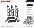Комплект креплений солнцезащитного козырька MB Actros MP1 A9418110014/A9418100010