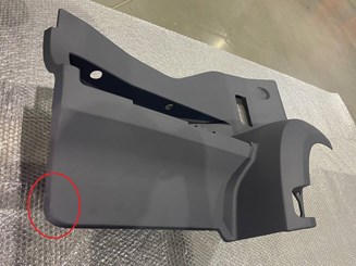 Корпус ступени MB Actros MP4 левая верхняя 9616665001 Есть незначительные повреждения 