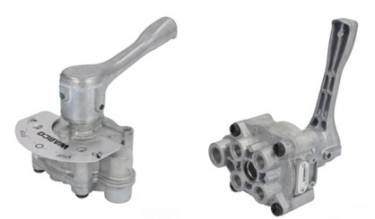 Кран регулировки подъема прицепа 1 вх. 4 вых. 463032220