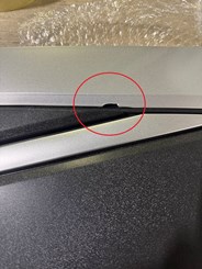 Накладка капота Volvo FH Euro-6 без логотипа хром с повреждением 