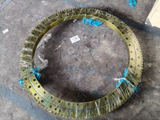 Шестерня поворотного редуктора XCMG XCT25 140 зубов, 40 отверстий 800554940/860317576
