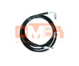 Шланг сцепления MB L=2750mm без клапана 1 угол A0002501866