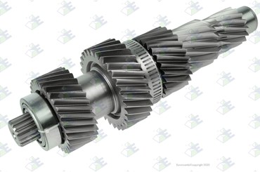 Вал промежуточный КПП G330-12 в сборе Mercedes Actros A9302601824