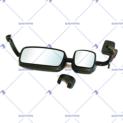 Зеркало DAF 105XF левое в сборе 1781902/1808567/1787230/1644309/1644307/052167