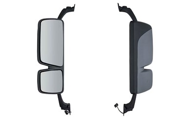 Зеркало левое  MB Actros MP3 с электроприводом и подогревом (серое)