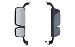 Зеркало левое  MB Actros MP3 с электроприводом и подогревом (серое)
